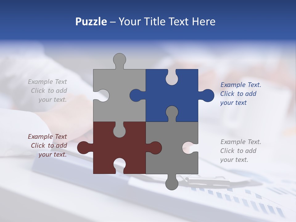 Finger Review Occupation PowerPoint Template