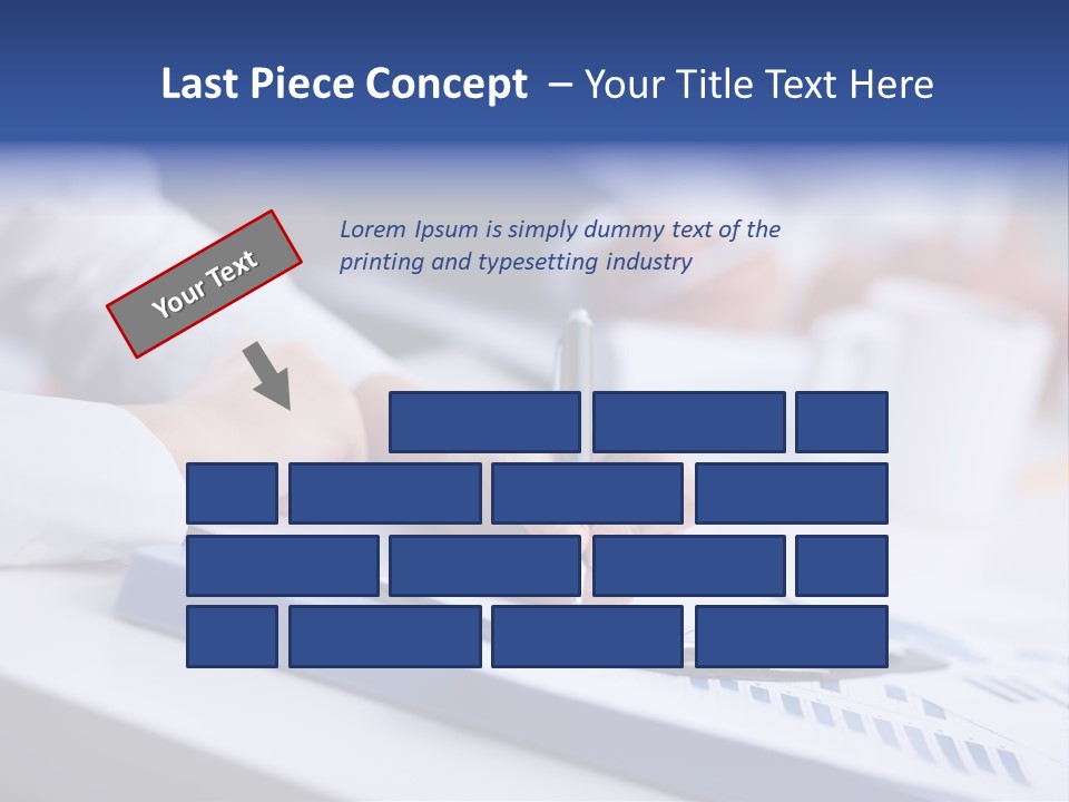 Finger Review Occupation PowerPoint Template