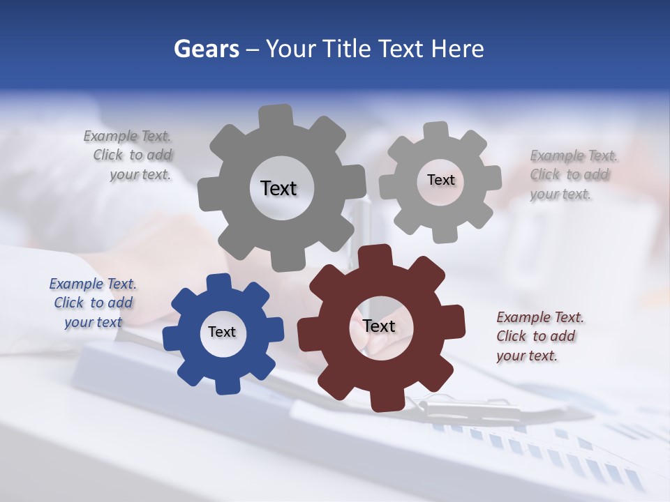 Finger Review Occupation PowerPoint Template