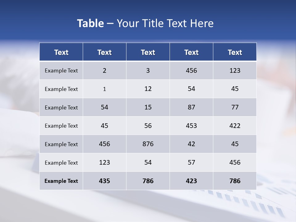 Finger Review Occupation PowerPoint Template