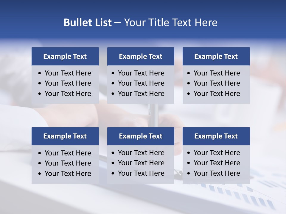 Finger Review Occupation PowerPoint Template