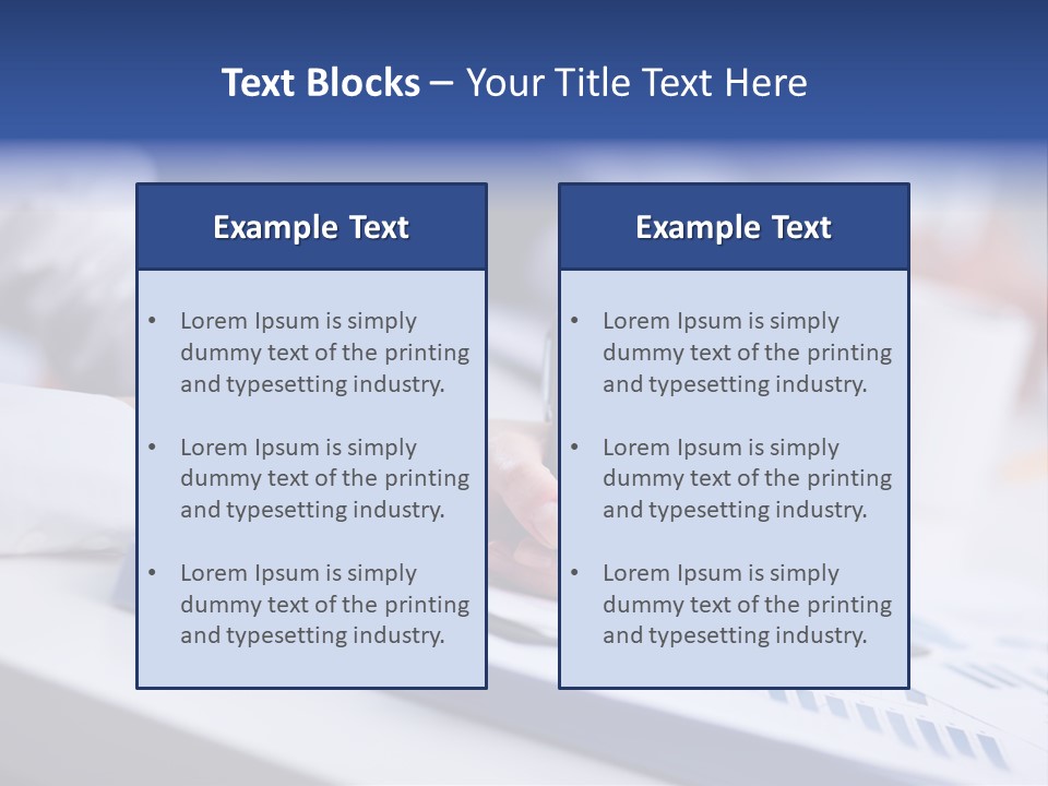 Finger Review Occupation PowerPoint Template