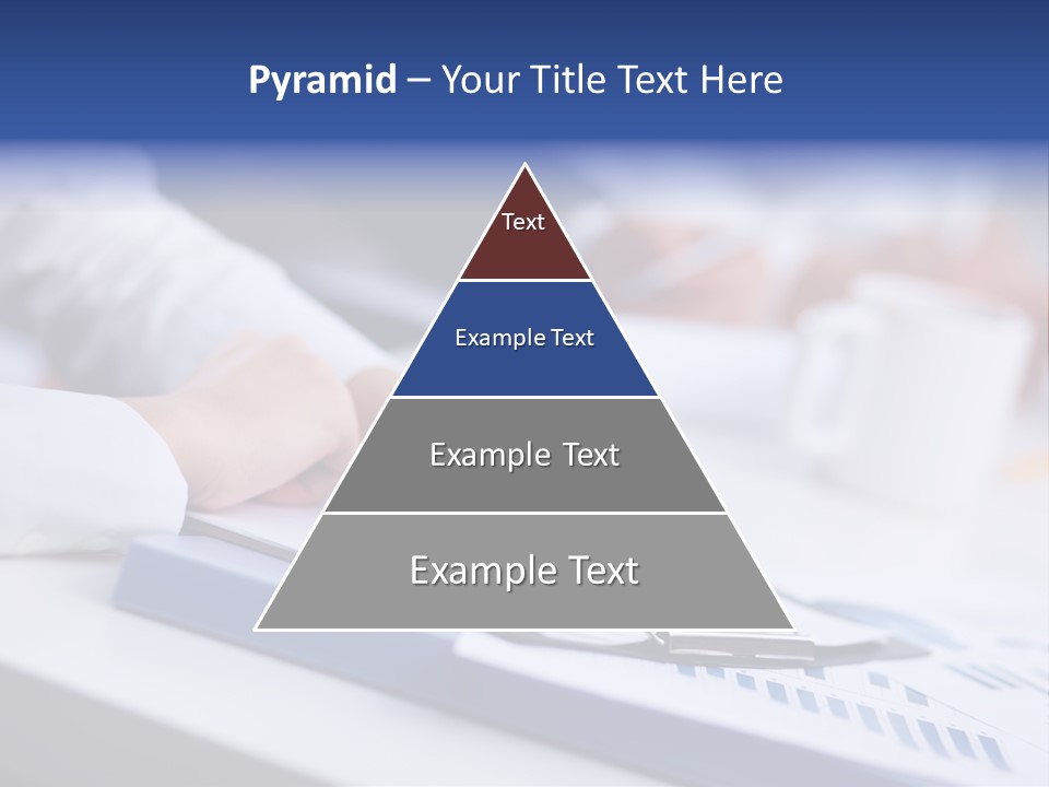 Finger Review Occupation PowerPoint Template