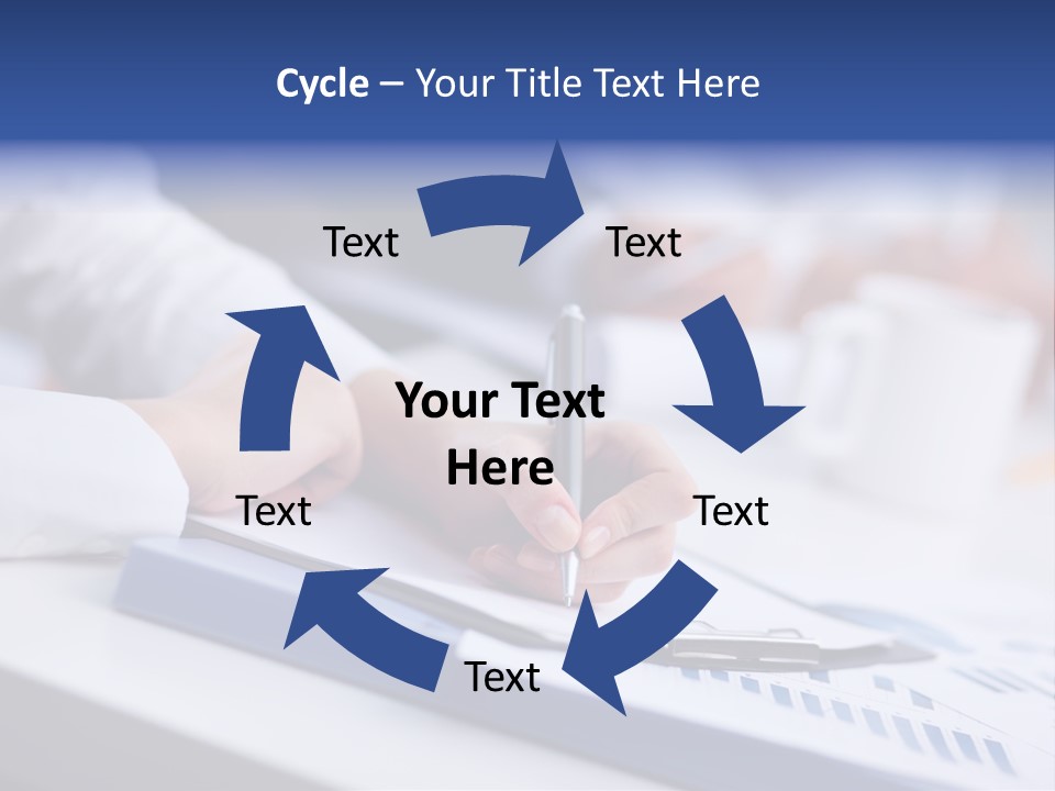 Finger Review Occupation PowerPoint Template
