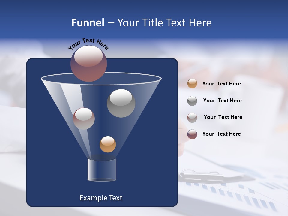 Finger Review Occupation PowerPoint Template
