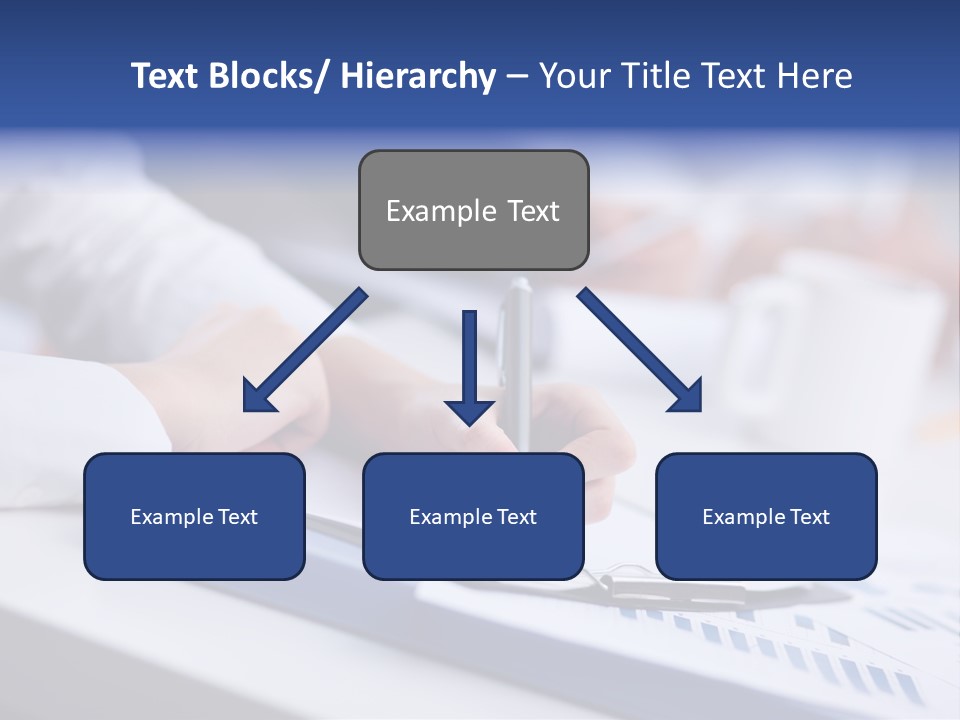 Finger Review Occupation PowerPoint Template