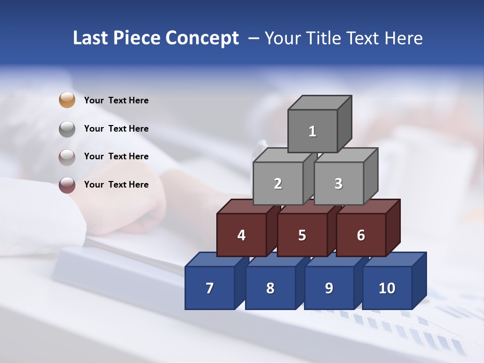 Finger Review Occupation PowerPoint Template
