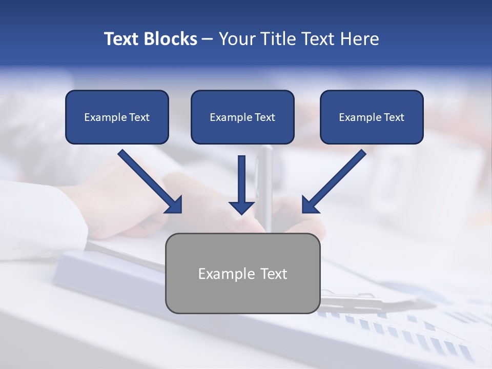 Finger Review Occupation PowerPoint Template