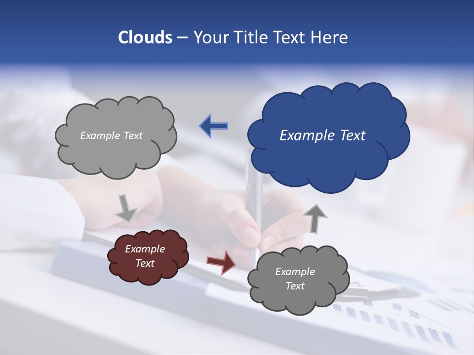 Finger Review Occupation PowerPoint Template