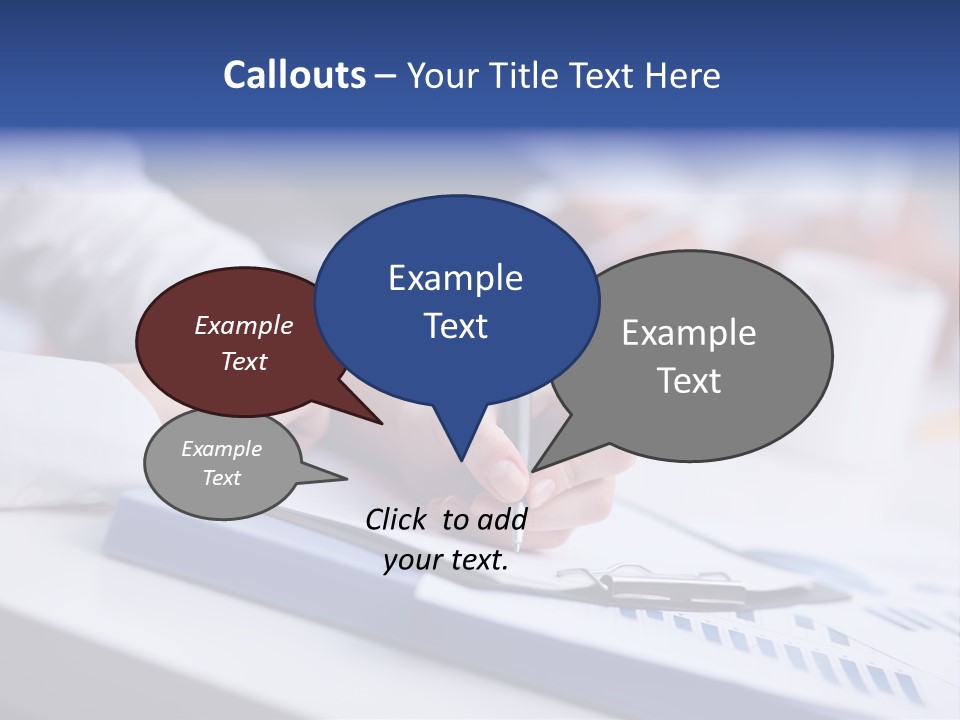 Finger Review Occupation PowerPoint Template