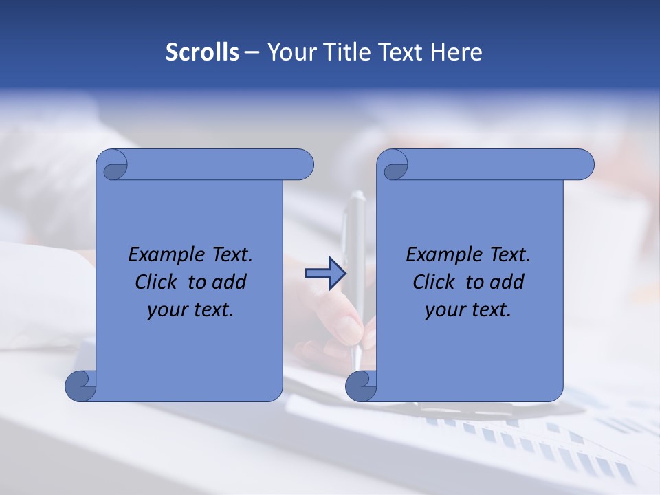 Finger Review Occupation PowerPoint Template