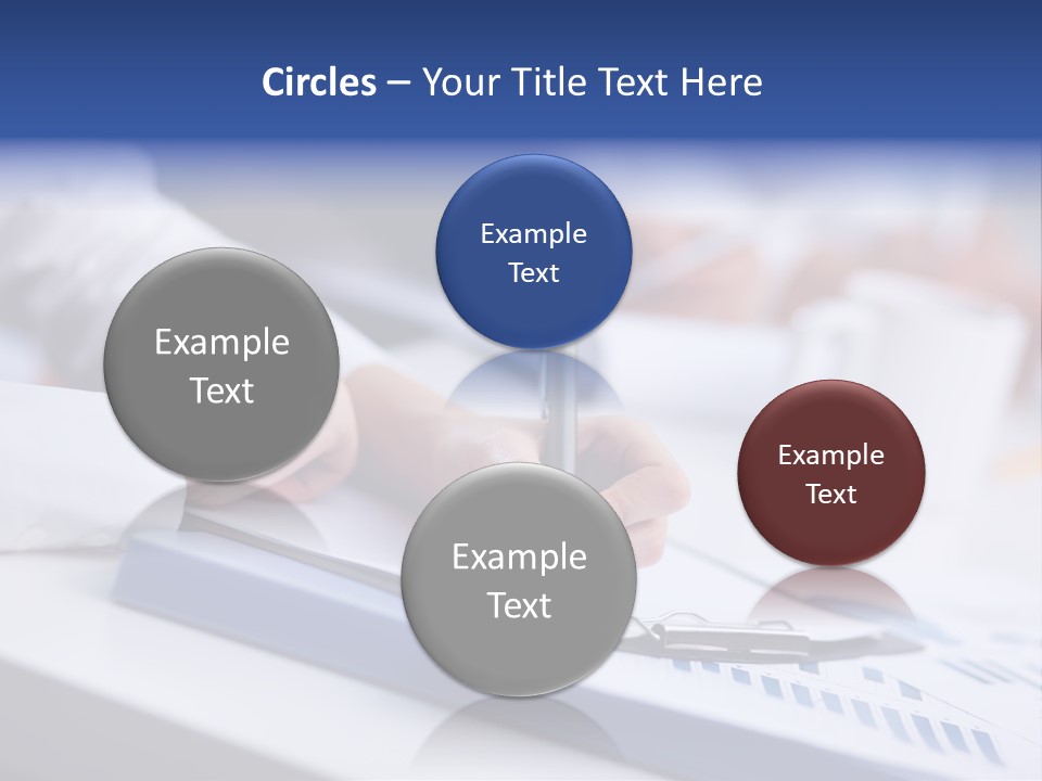 Finger Review Occupation PowerPoint Template