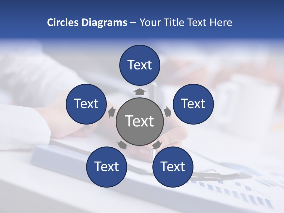 Finger Review Occupation PowerPoint Template