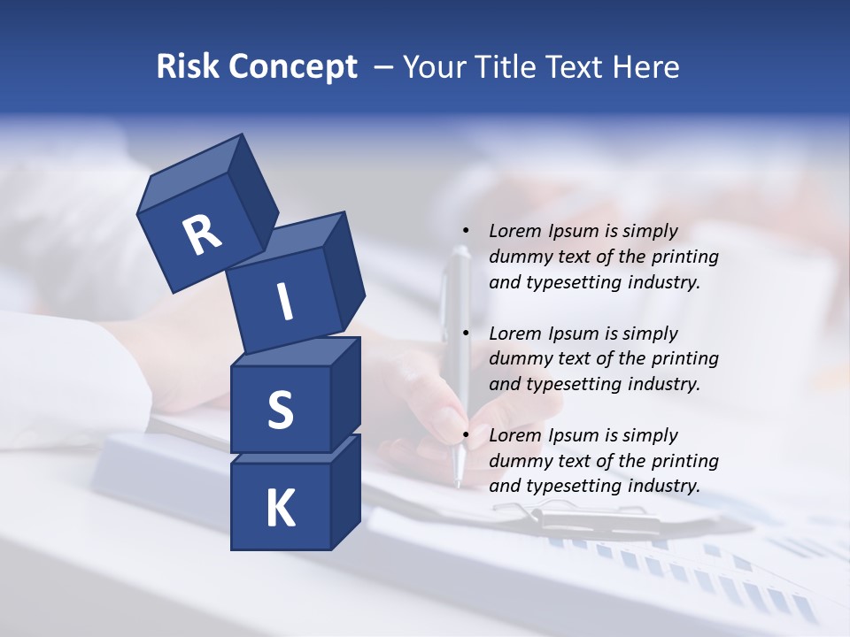 Finger Review Occupation PowerPoint Template