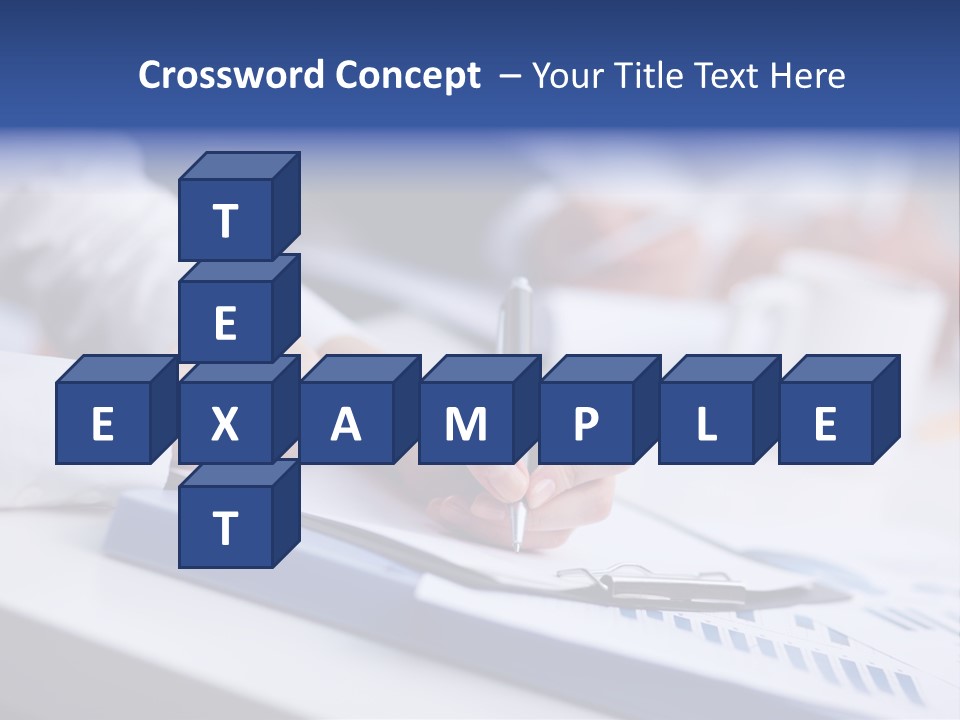Finger Review Occupation PowerPoint Template