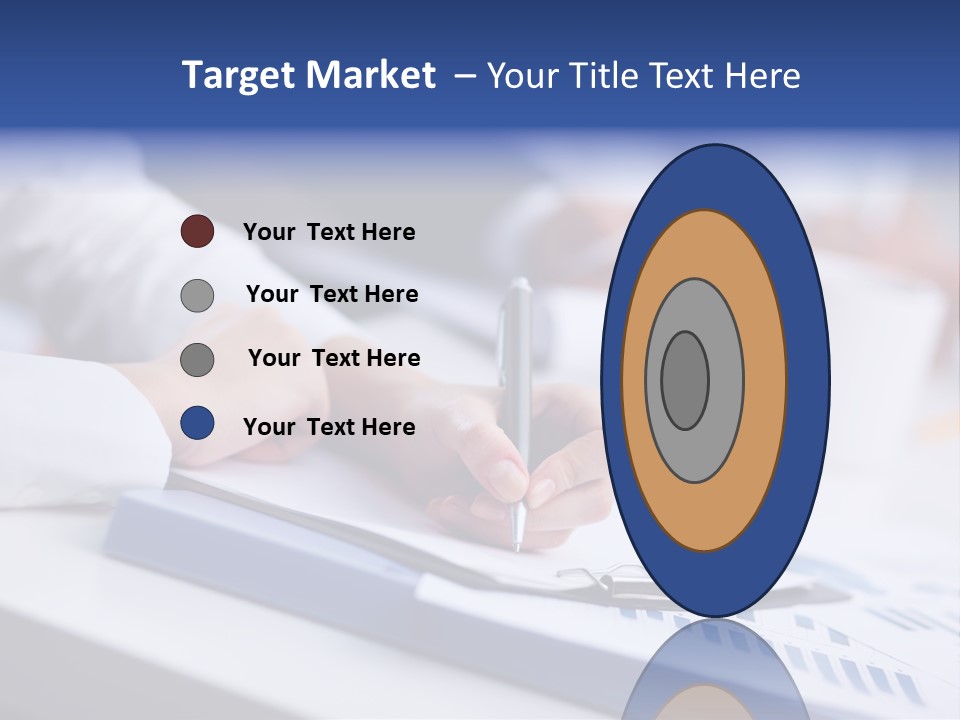 Finger Review Occupation PowerPoint Template