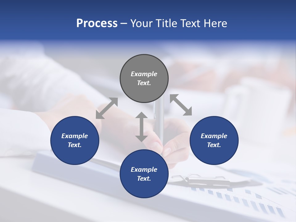 Finger Review Occupation PowerPoint Template