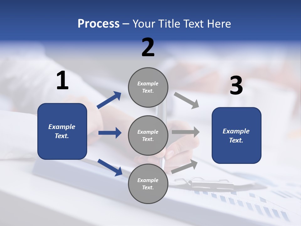 Finger Review Occupation PowerPoint Template