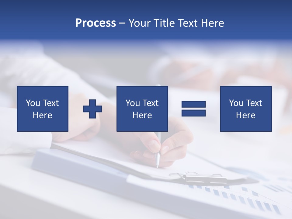 Finger Review Occupation PowerPoint Template