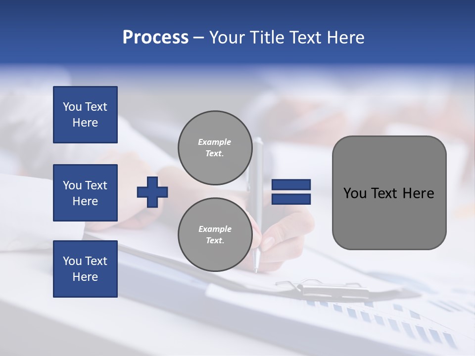 Finger Review Occupation PowerPoint Template