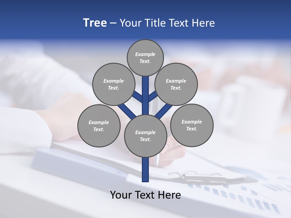 Finger Review Occupation PowerPoint Template
