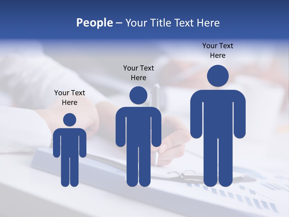 Finger Review Occupation PowerPoint Template