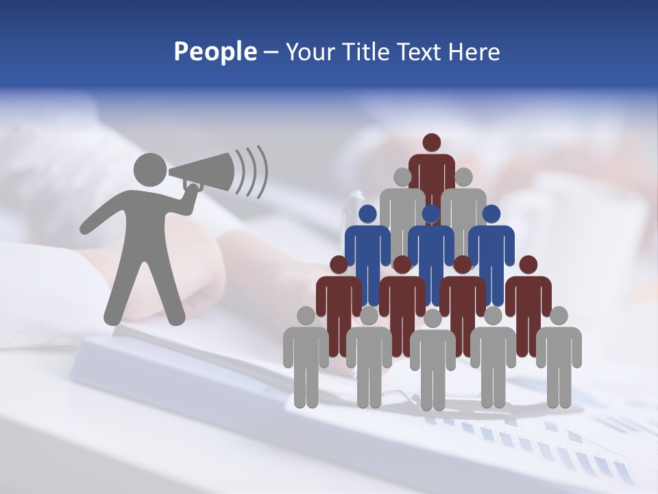 Finger Review Occupation PowerPoint Template