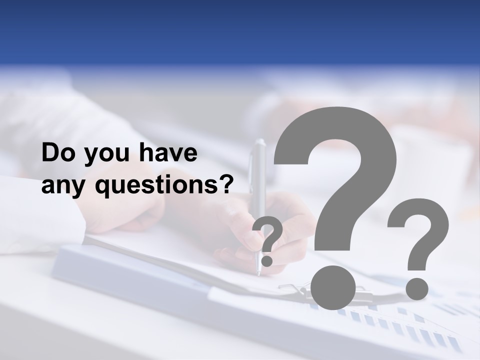 Finger Review Occupation PowerPoint Template