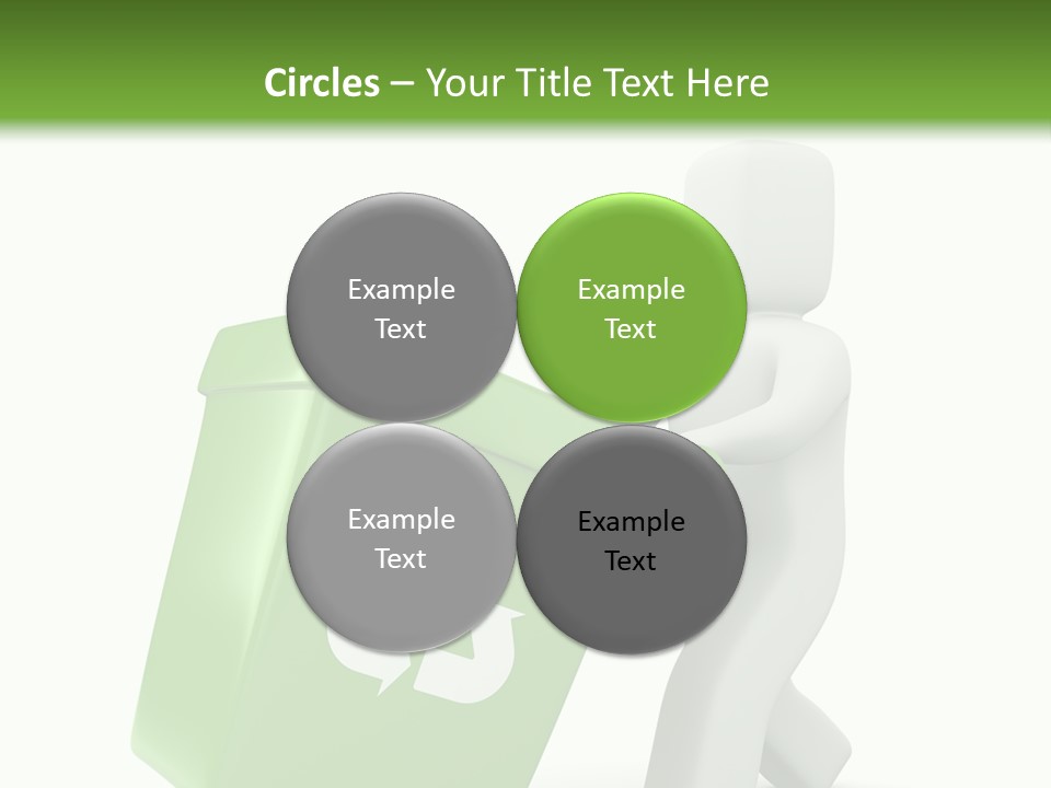 Environment Recyclable Trash PowerPoint Template