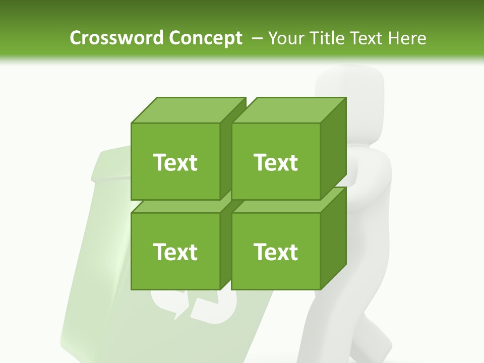 Environment Recyclable Trash PowerPoint Template