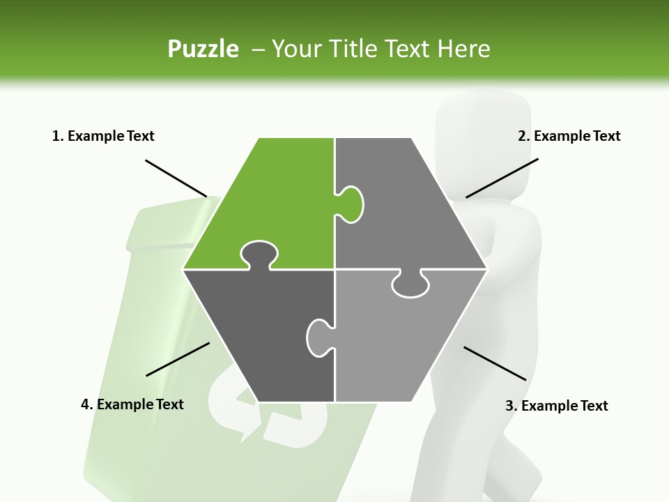 Environment Recyclable Trash PowerPoint Template