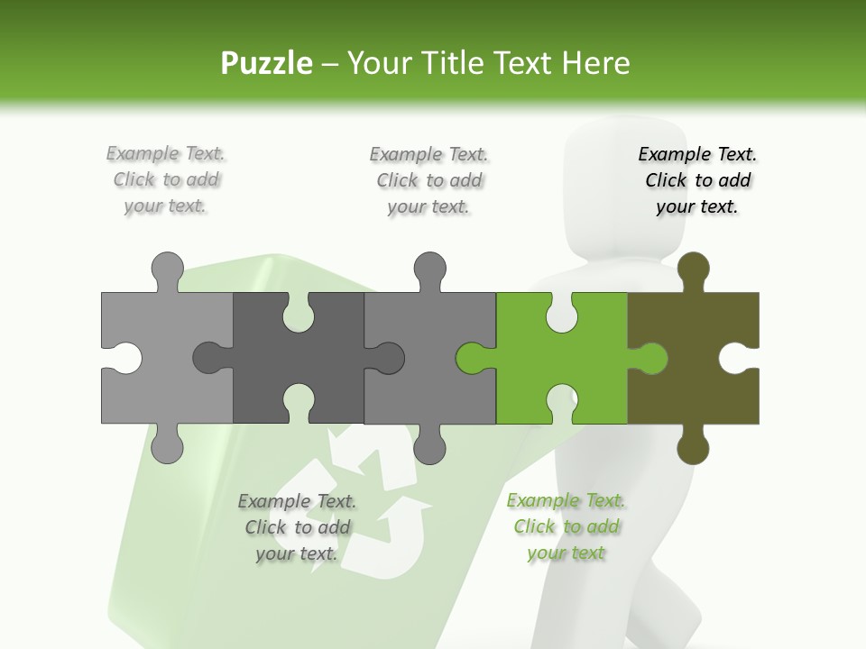 Environment Recyclable Trash PowerPoint Template