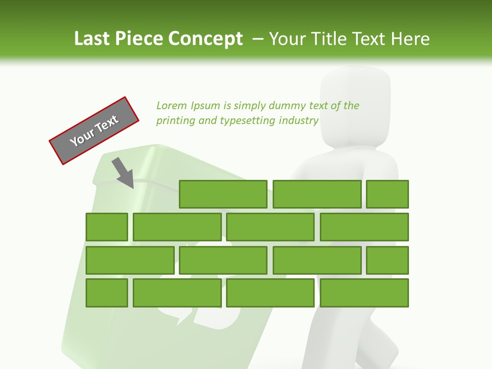 Environment Recyclable Trash PowerPoint Template