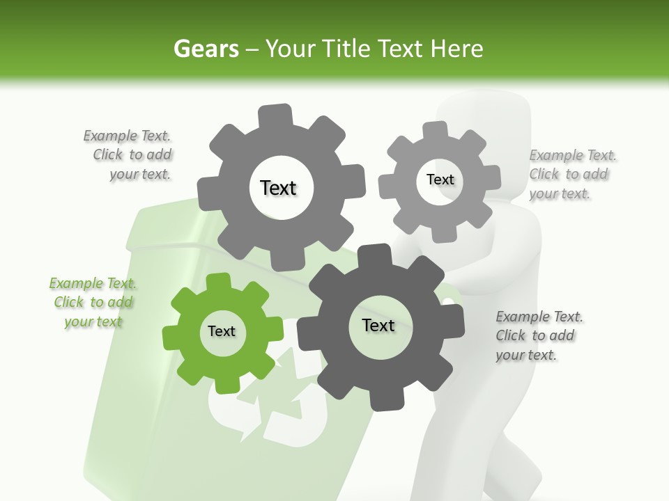 Environment Recyclable Trash PowerPoint Template