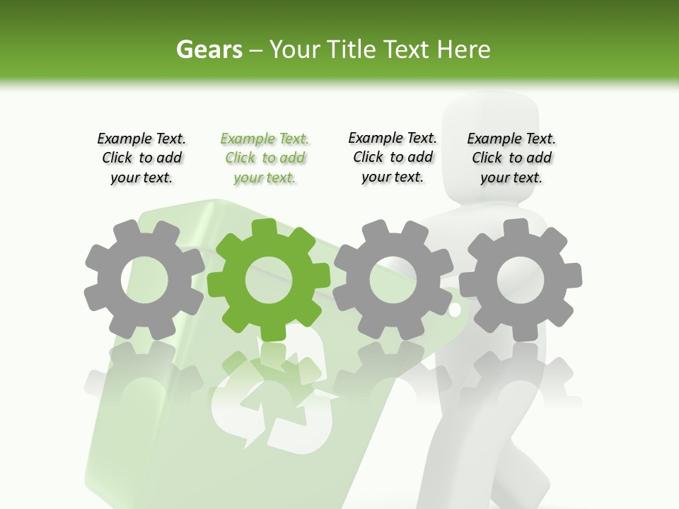 Environment Recyclable Trash PowerPoint Template