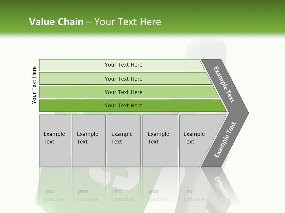 Environment Recyclable Trash PowerPoint Template
