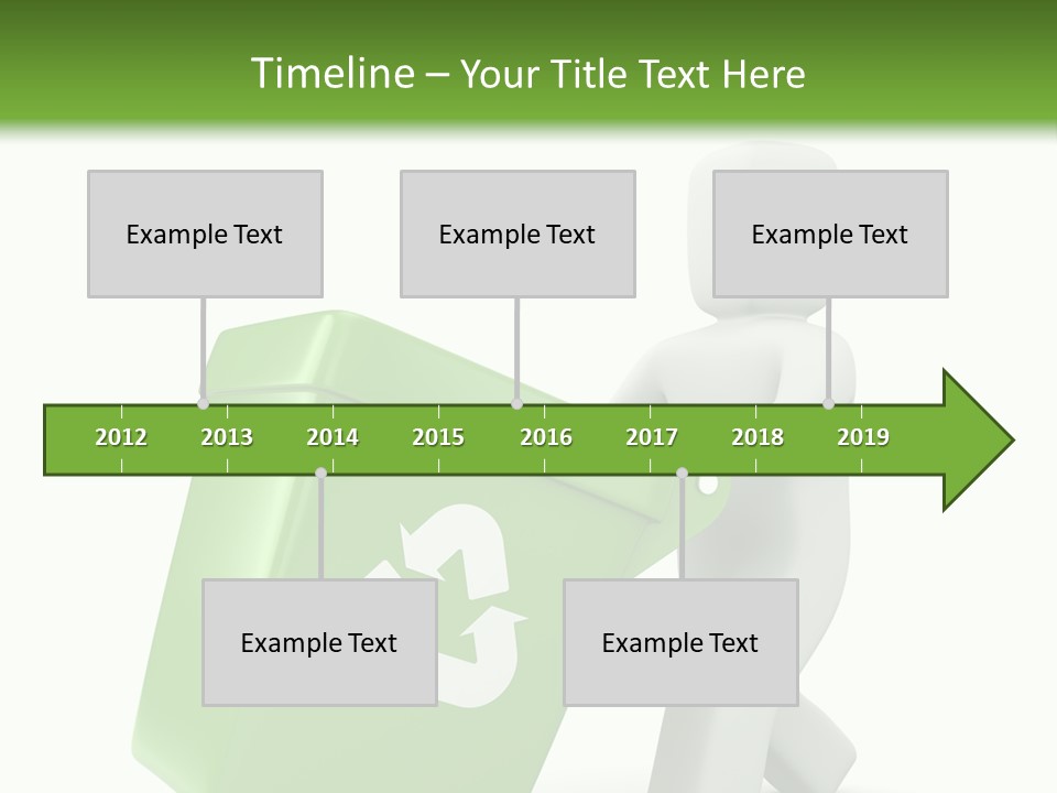 Environment Recyclable Trash PowerPoint Template