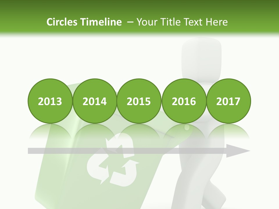 Environment Recyclable Trash PowerPoint Template