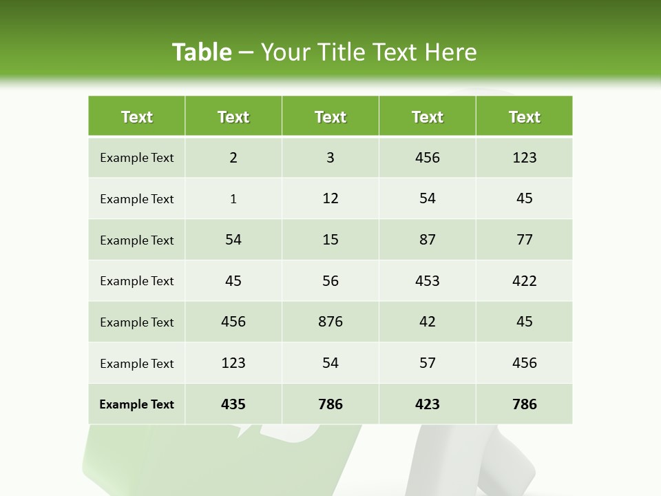 Environment Recyclable Trash PowerPoint Template