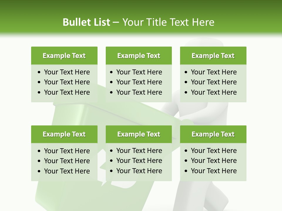 Environment Recyclable Trash PowerPoint Template