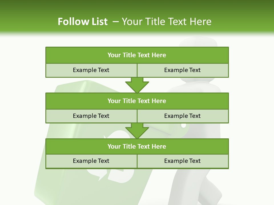 Environment Recyclable Trash PowerPoint Template