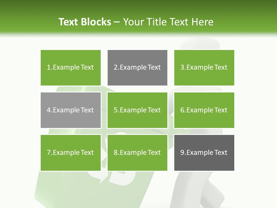 Environment Recyclable Trash PowerPoint Template