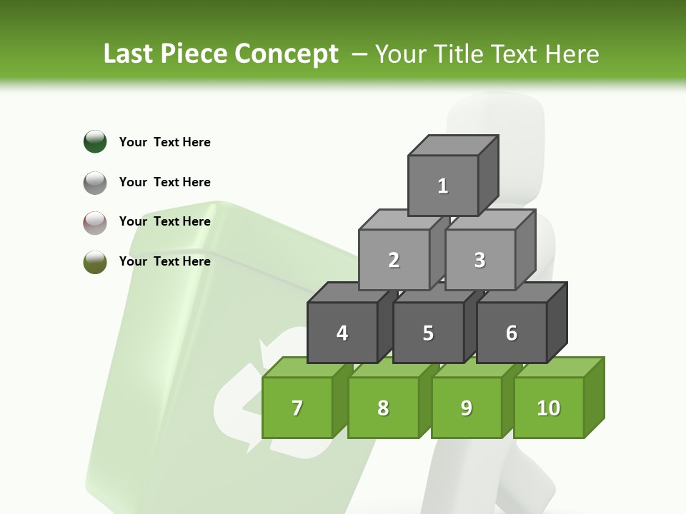 Environment Recyclable Trash PowerPoint Template