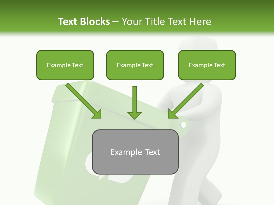 Environment Recyclable Trash PowerPoint Template