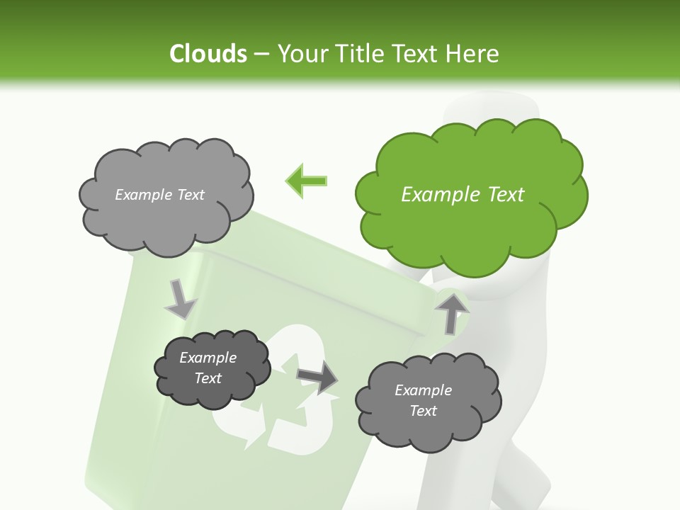 Environment Recyclable Trash PowerPoint Template