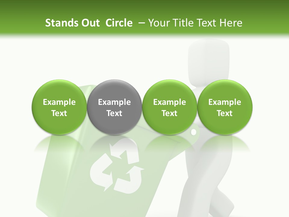 Environment Recyclable Trash PowerPoint Template