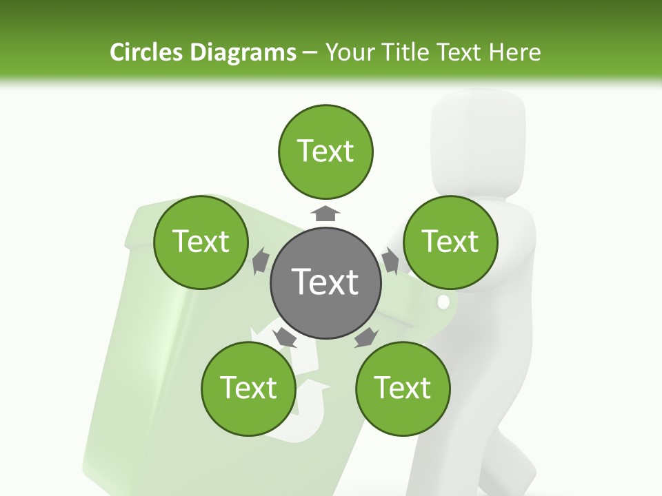 Environment Recyclable Trash PowerPoint Template