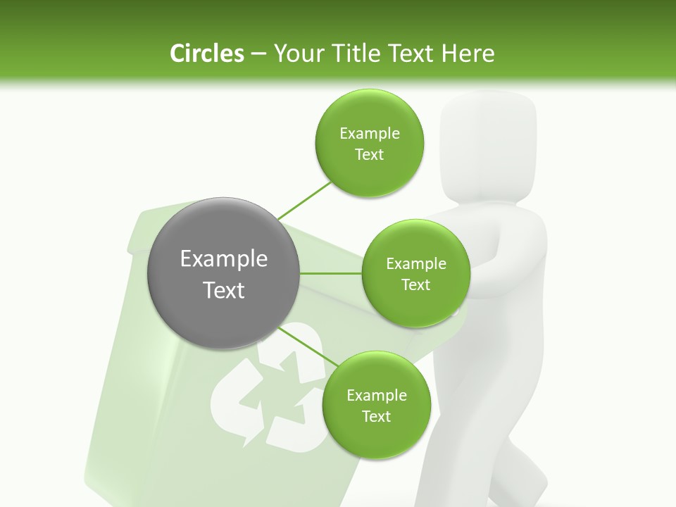 Environment Recyclable Trash PowerPoint Template