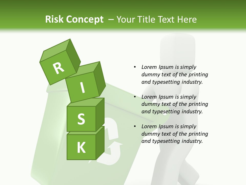 Environment Recyclable Trash PowerPoint Template