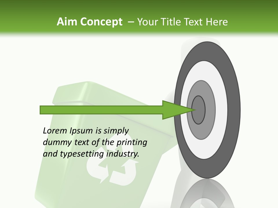 Environment Recyclable Trash PowerPoint Template